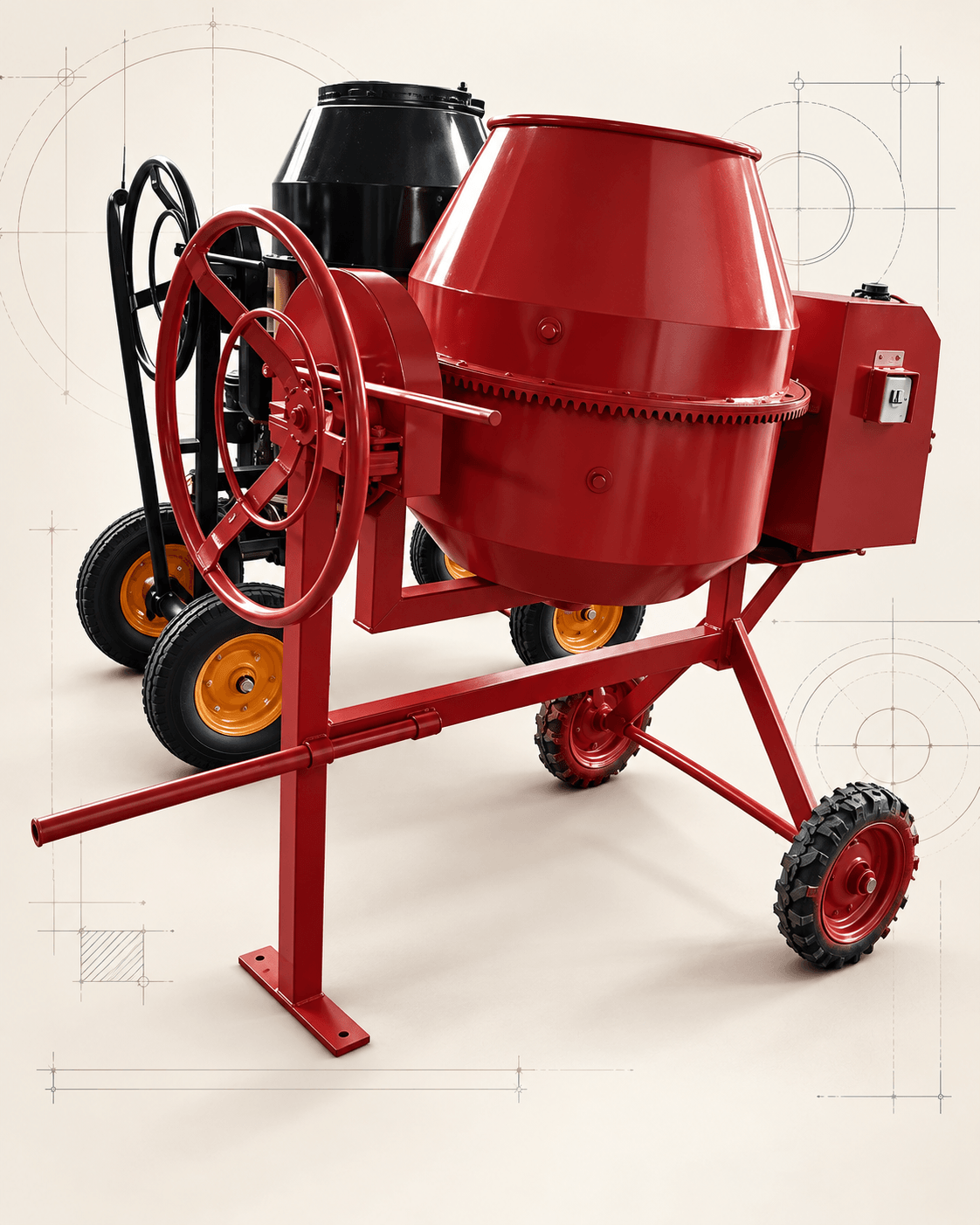 Electric Concrete Mixer